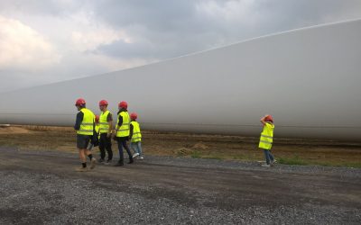 Les géantes du Samson – visites du chantier éolien