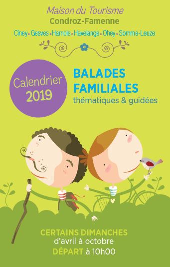 Balades familiales thématiques et guidées – Calendrier 2019