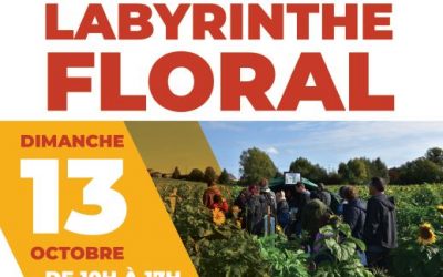 Un labyrinthe floral aussi pour interpeller !