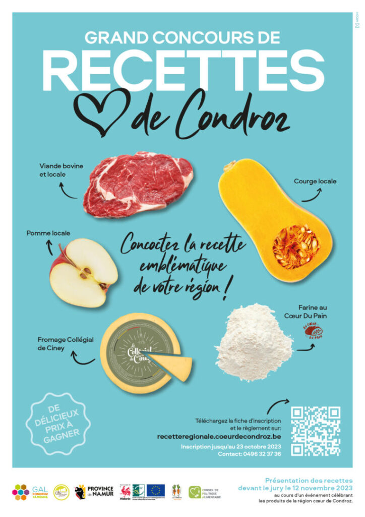 Grand Concours de recettes Cœur de Condroz
